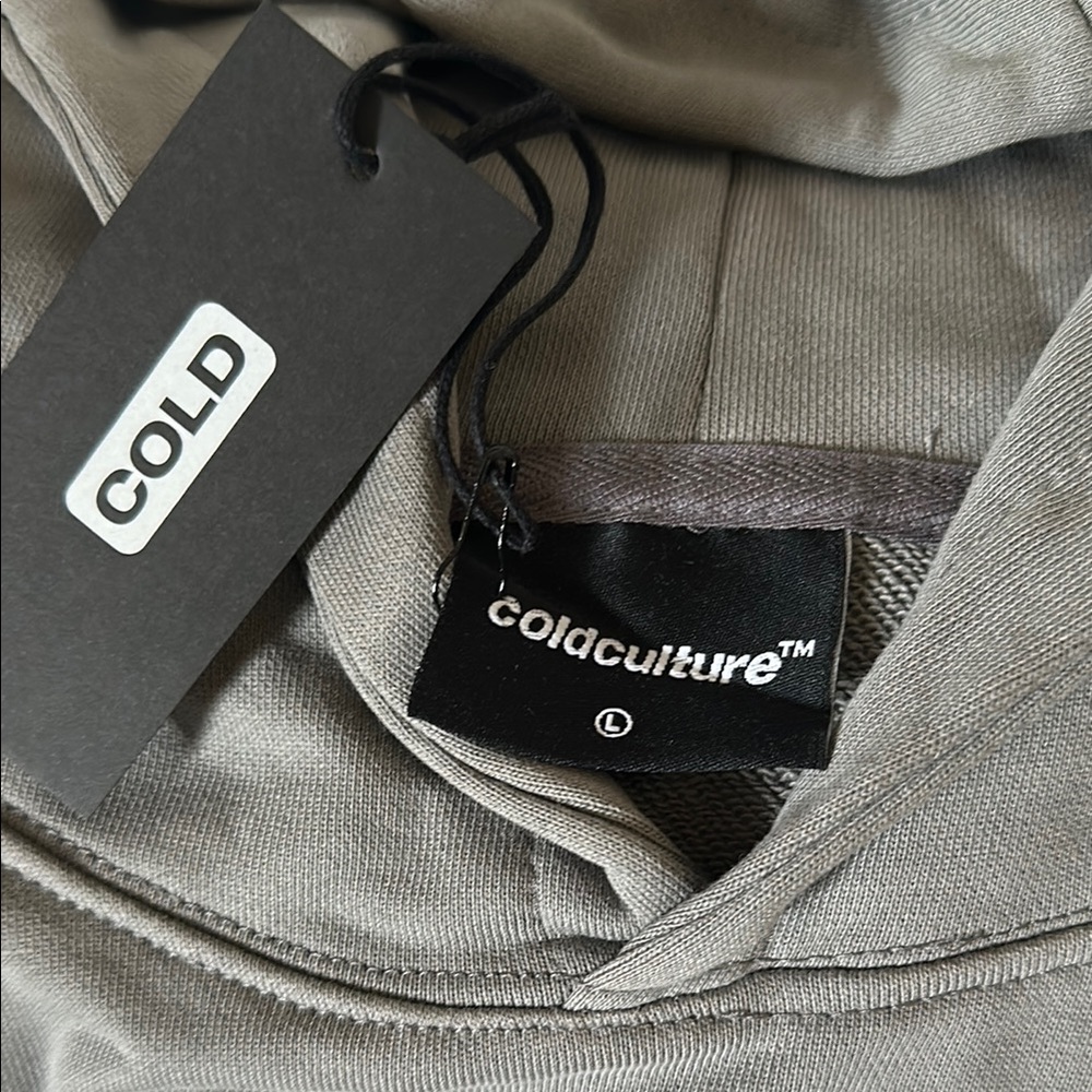 Gray Oversized Long Sleeve Sweatshirt - Picture 3 of 4